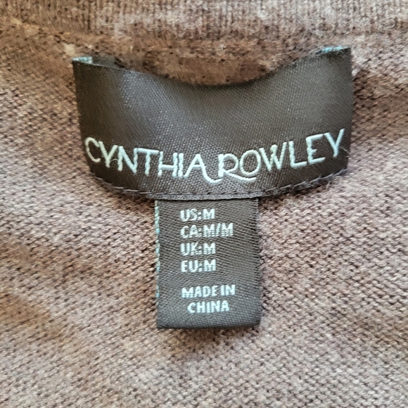 Cynthia Rowley Gray Sweater Knit Fit & Flare Dress Size Medium - Picture 5 of 5